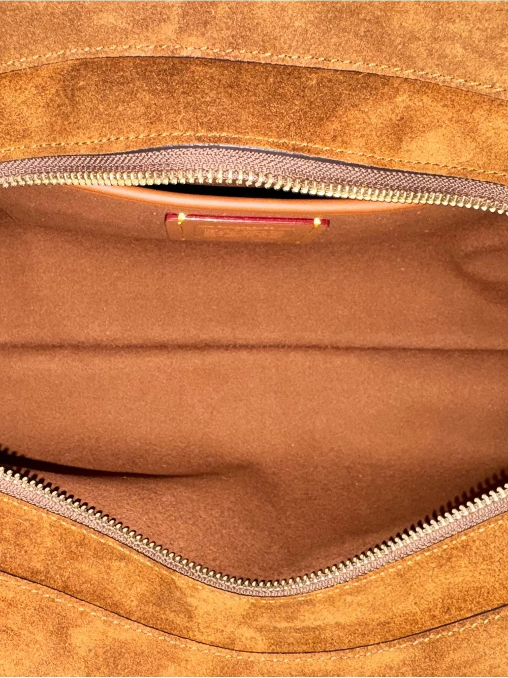 Coach Empire Carryall Bag 34 – Warm Brown Suede (CBN41)